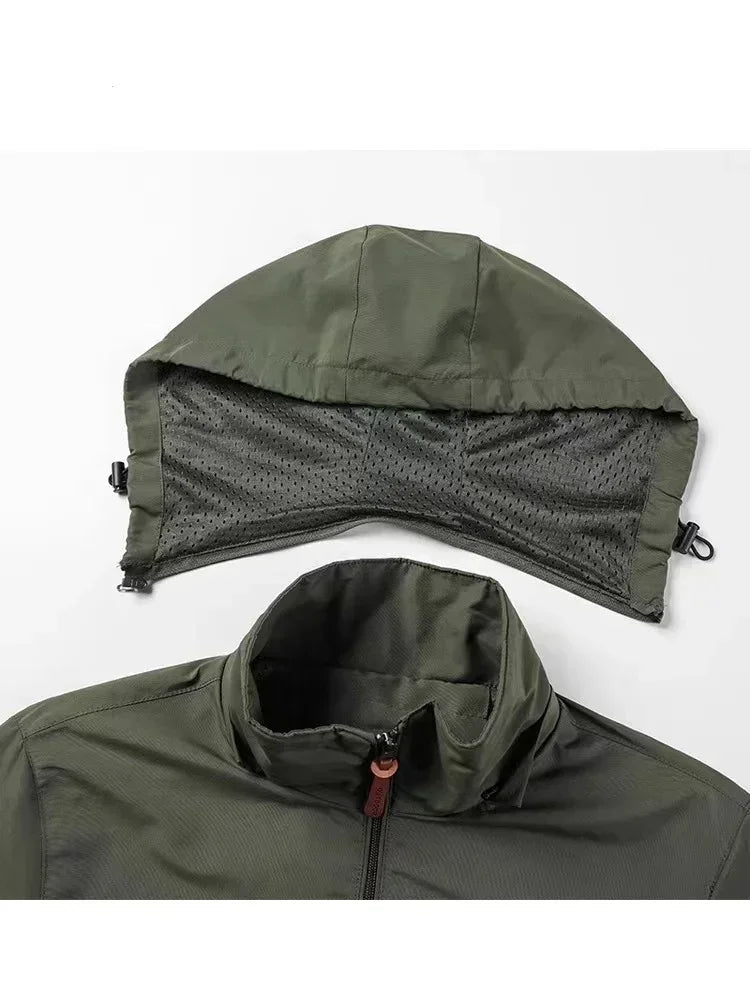 Tactical Men's Jacket - Waterproof Military Windbreaker