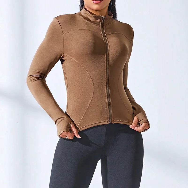 Slim-Fit Yoga Sports Jacket