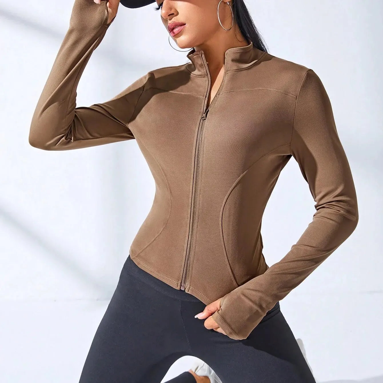 Slim-Fit Yoga Sports Jacket