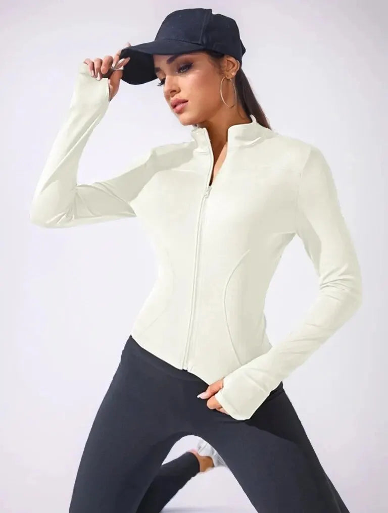 Slim-Fit Yoga Sports Jacket