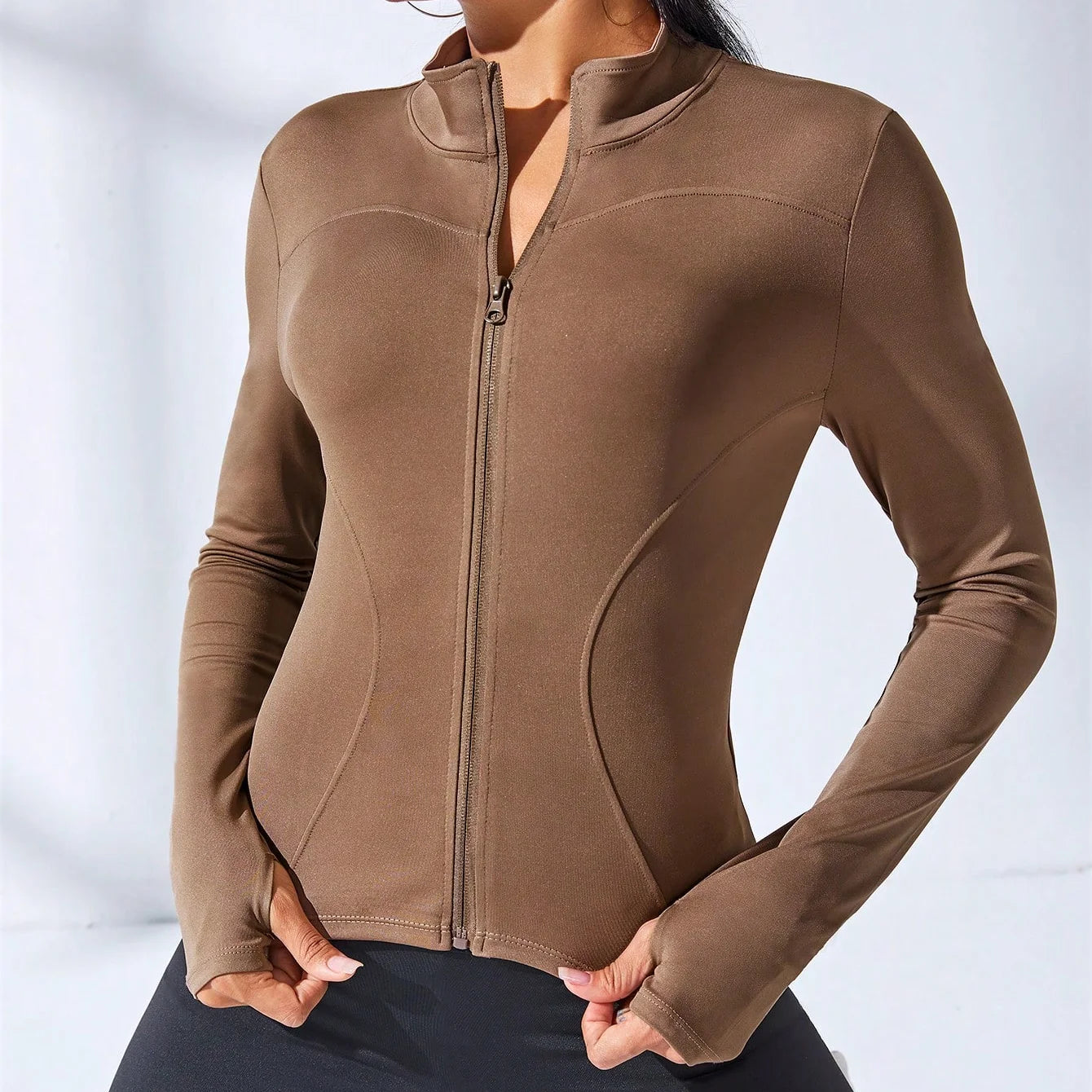 Slim-Fit Yoga Sports Jacket